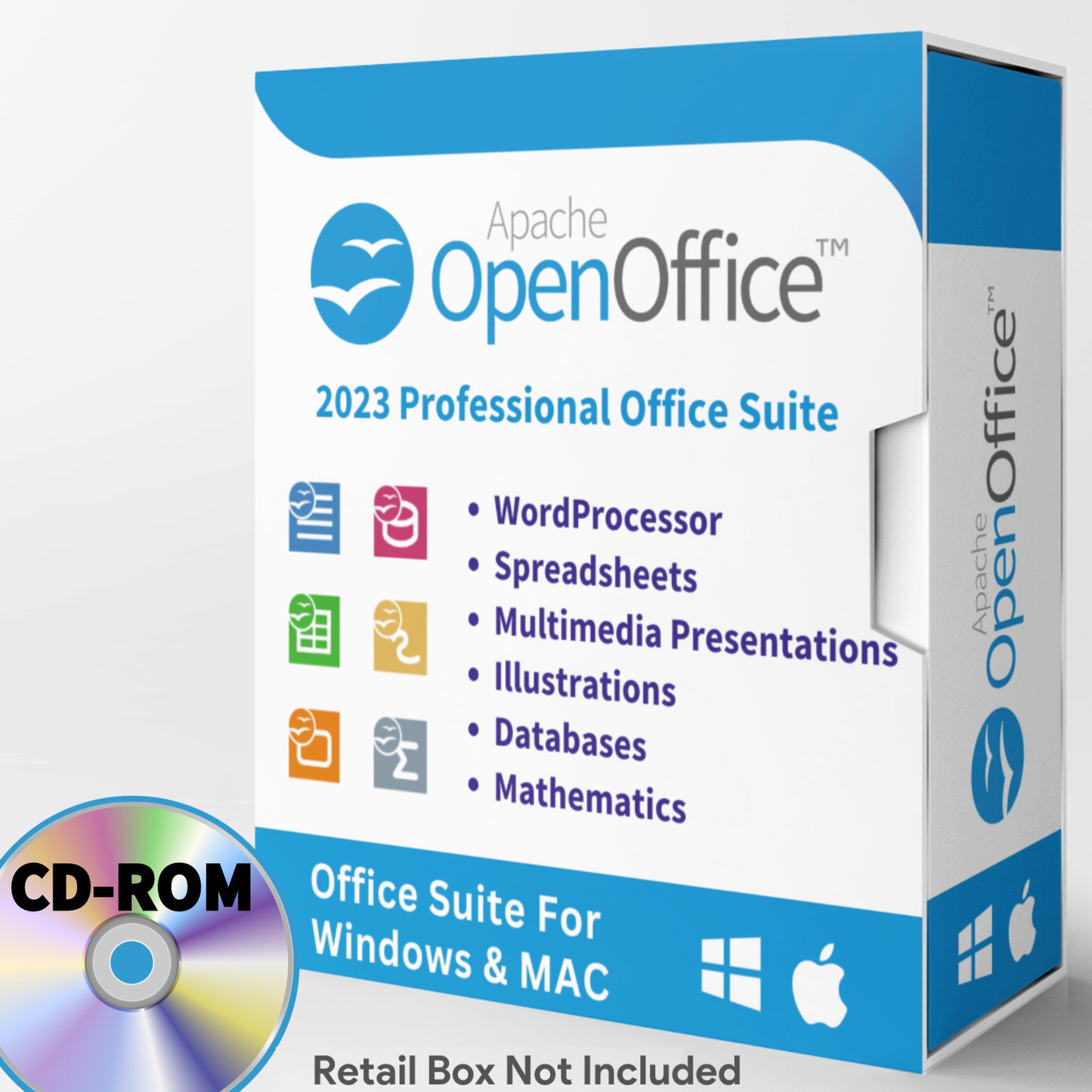 Open Office Home and Student 2023 - Office Software Suite for Windows & MAC