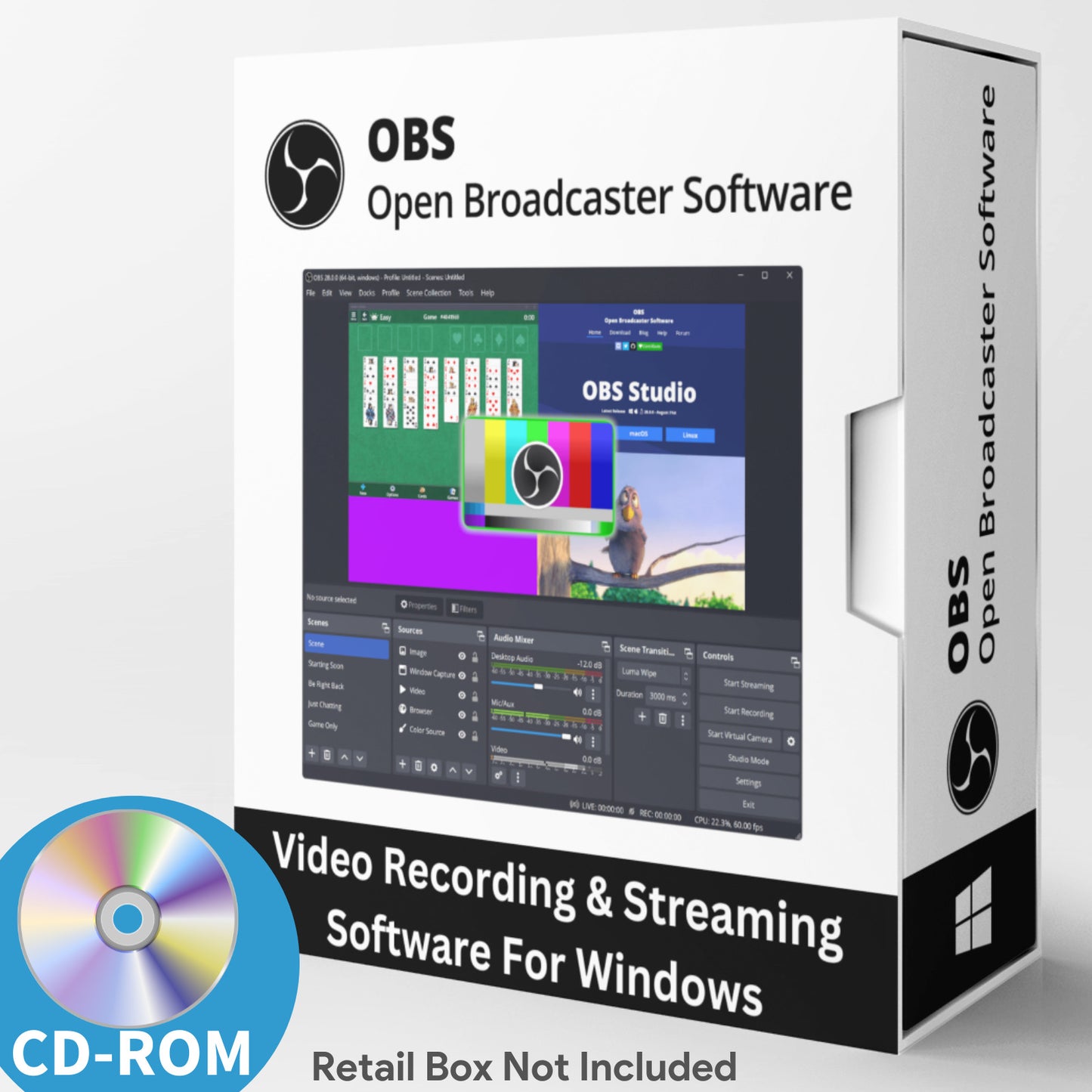 OBS Studio 2023 Video Recording | Live Streaming Screen Recording Software for Windows