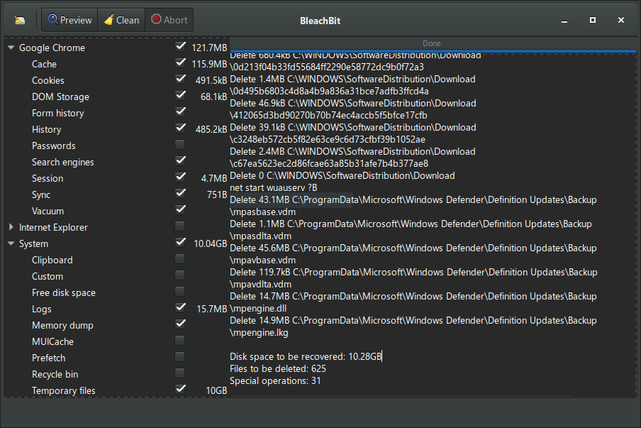 BleachBit PRO System Cleaner and Optimization Software Tool for Windows
