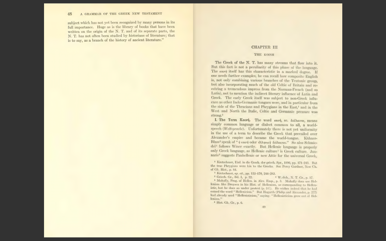 A Grammar of the Greek New Testament by A.T. Robertson (1914) PDF E-Book