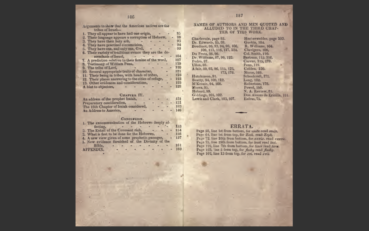 View of the Hebrews by Ethan Smith - ORIGINAL Book of Mormon and Latter Day Saints PDF E-Book