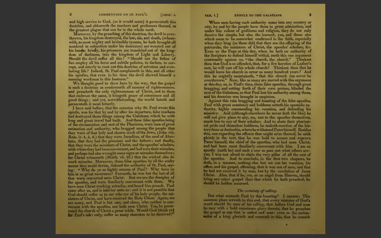 Martin Luther's Commentary on Galatians (1644 Edition) PDF E-Book