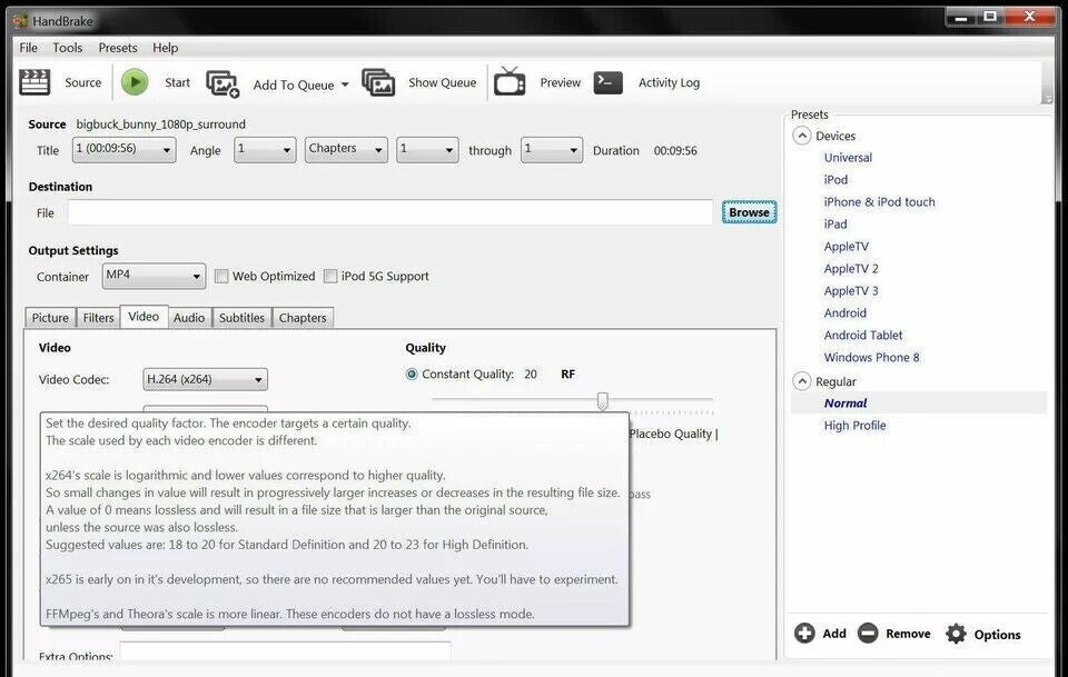 HandBrake Software for Mac - DVD Ripper Video Converter Transcoder