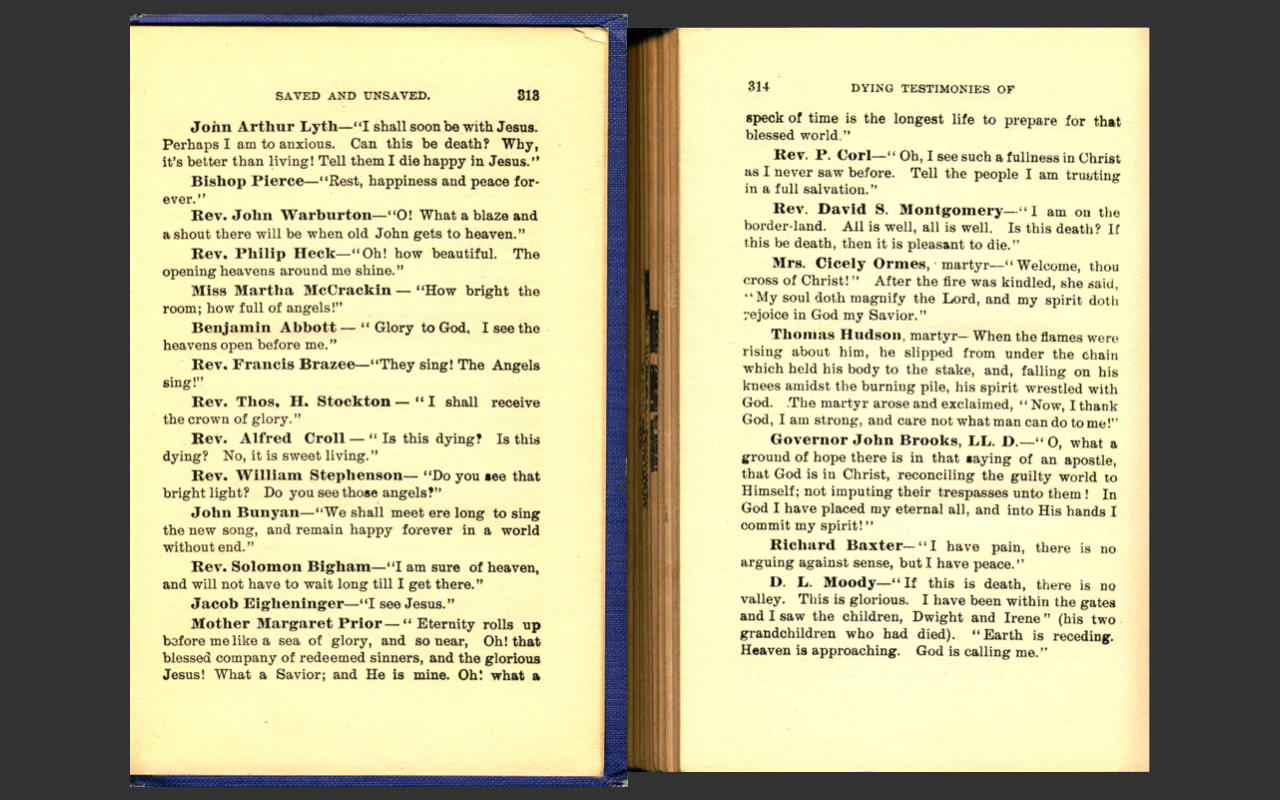 Dying Testimonies of Saved and Unsaved by Solomon Shaw - Christian Study PDF E-Book