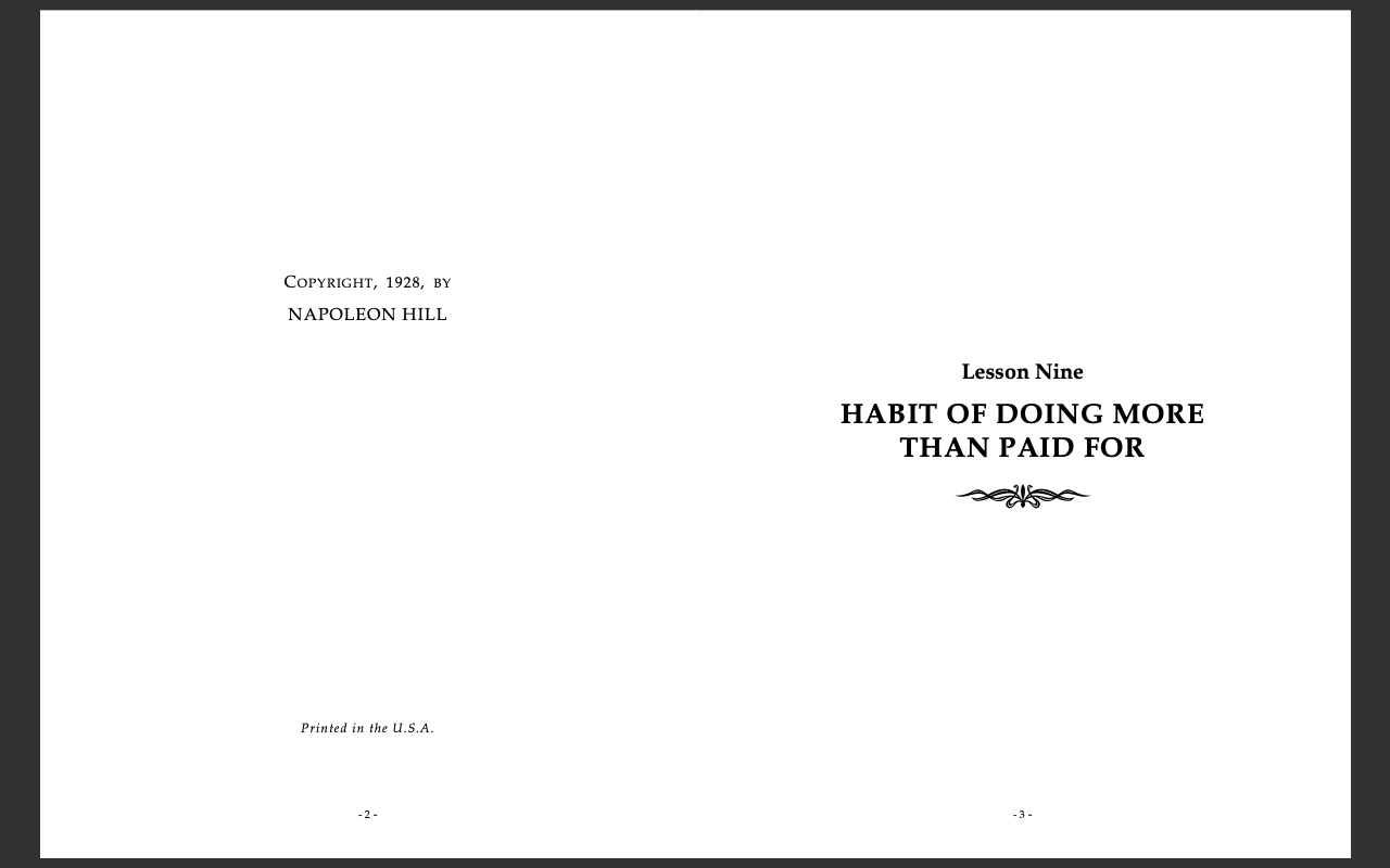 The Law of Success in Sixteen Lessons By Napoleon Hill (1928 Edition) PDF E-Book Set