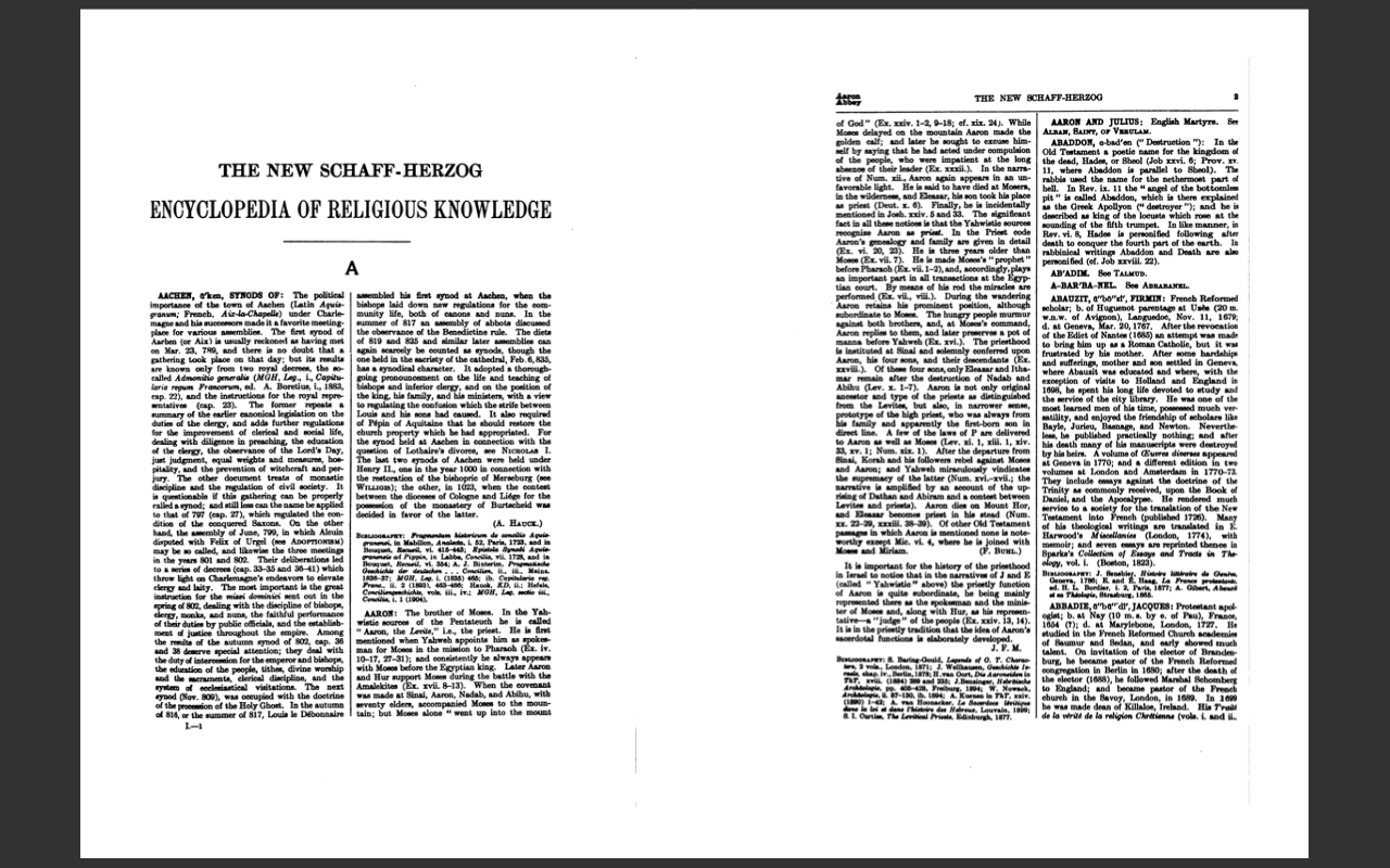 The New Schaff-Herzog Encyclopedia of Religious Knowledge (13 VOLUMES) E-Book