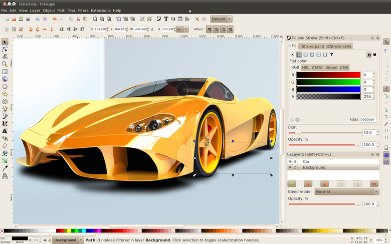 Inkscape Pro Illustrator - Vector Graphic Design Software for MAC