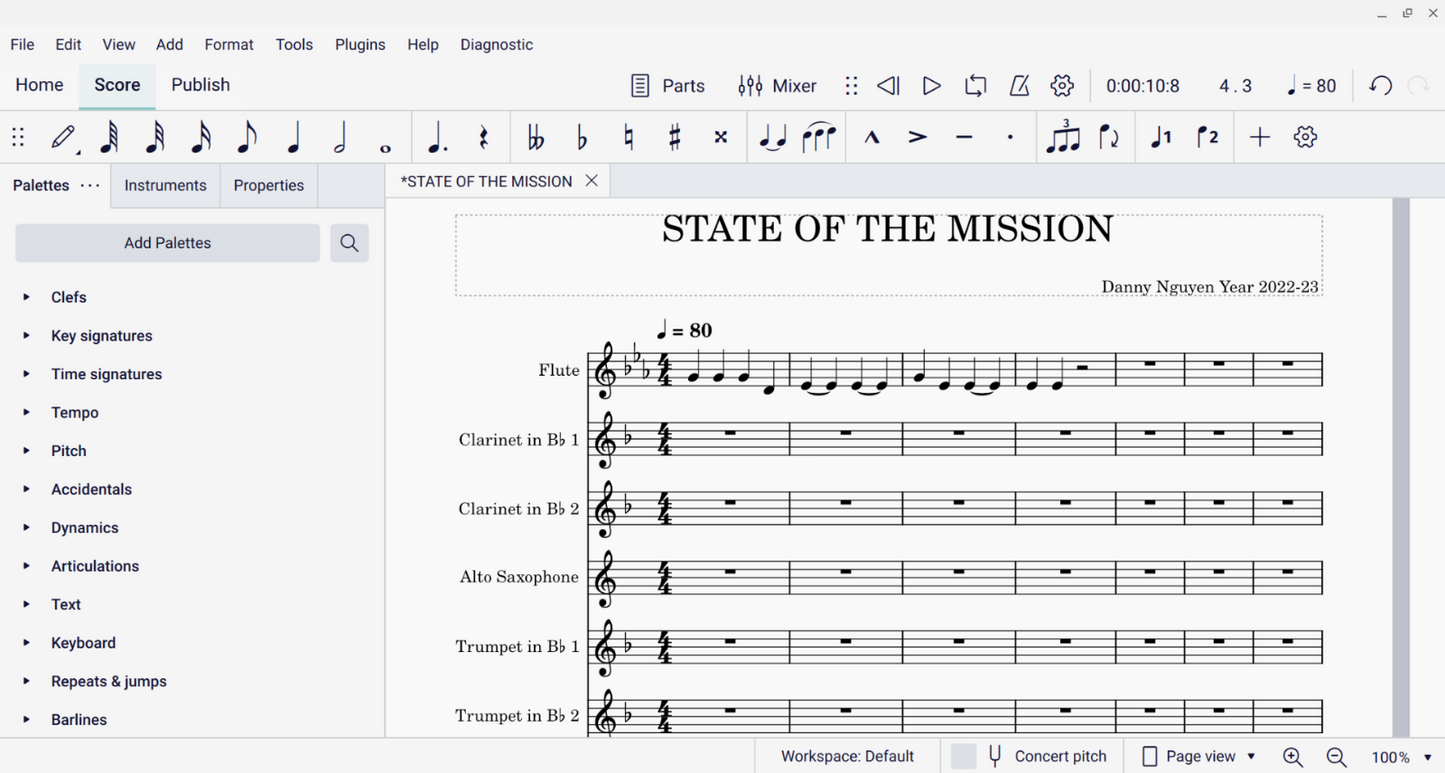 MuseScore 2024 Music Score Writing Notation Composition Software for Windows