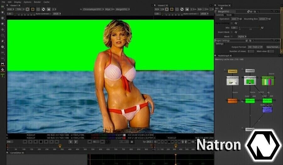 Natron Video Editing and Compositing VFX Software for Windows on CD