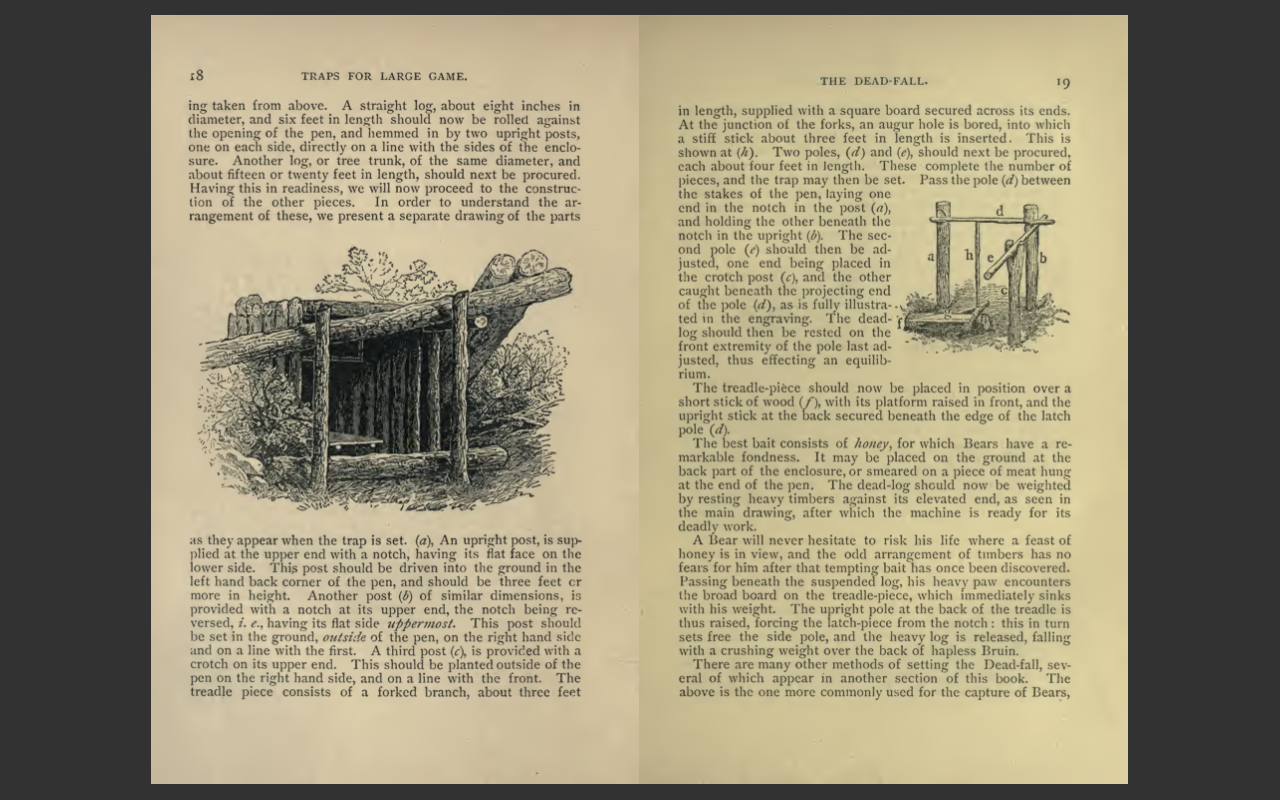 Camp Life in the Woods and the Tricks of Trapping and Trap Making -E-Book