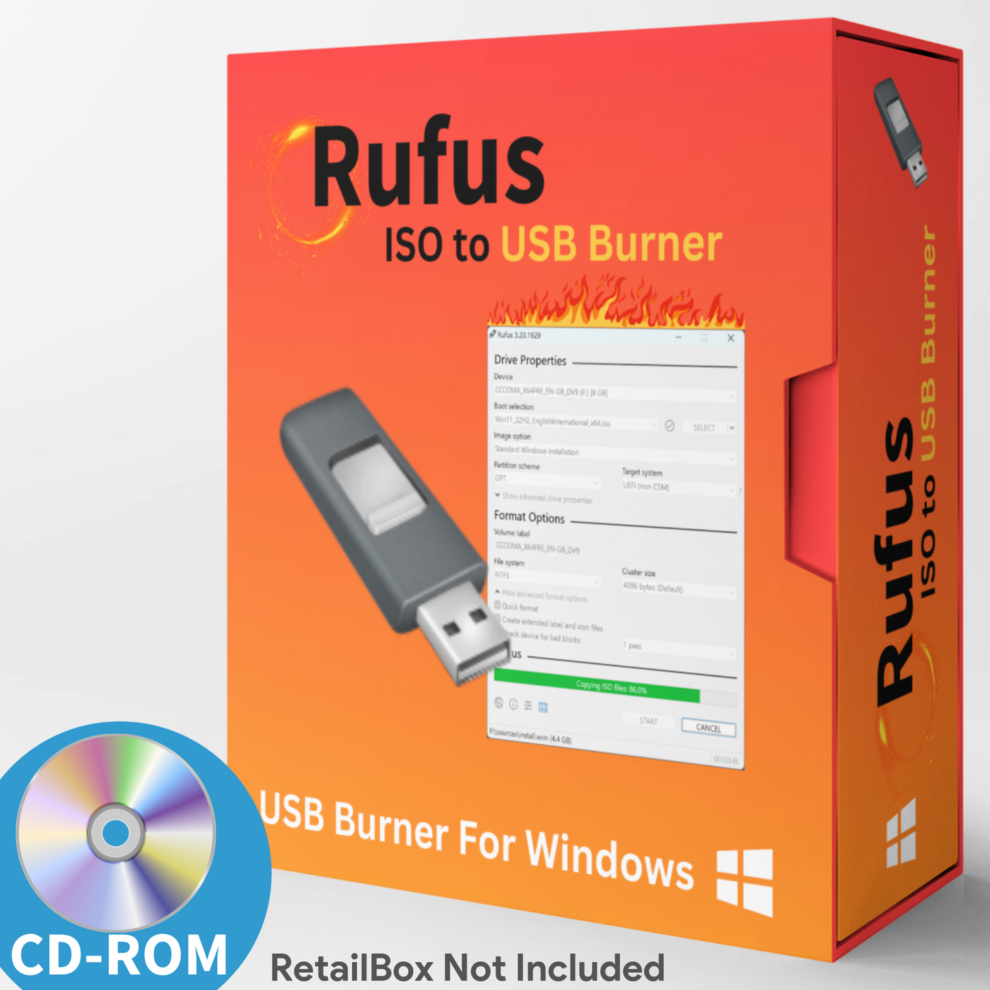 RUFUS USB ISO Burning Software for Windows | Easily Create Bootable USB Drives