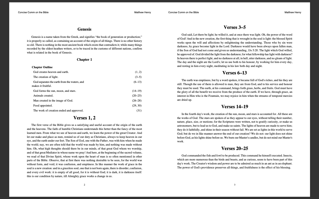 Matthew Henrys Complete Commentary on the Whole Bible, ALL 6 VOLUMES (PDF E-Book) + Bonus PDF E-Book