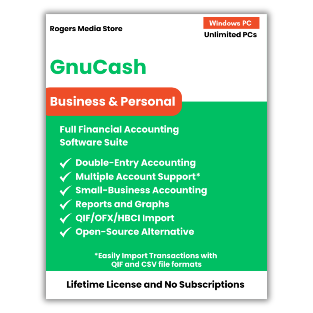 GnuCash - Personal & Business Accounting, Banking & Budgeting Software for Windows