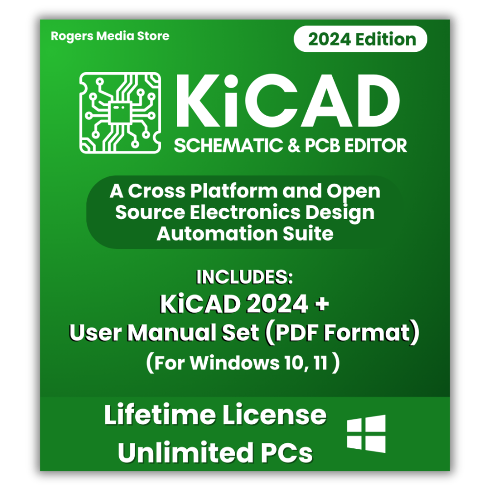 KiCAD Electronic Design Automation Software For Windows - Schematic, CAD, PCB Design