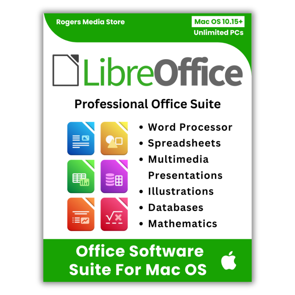 Libre Office Home and Student 2023 for MAC - Office Software Suite