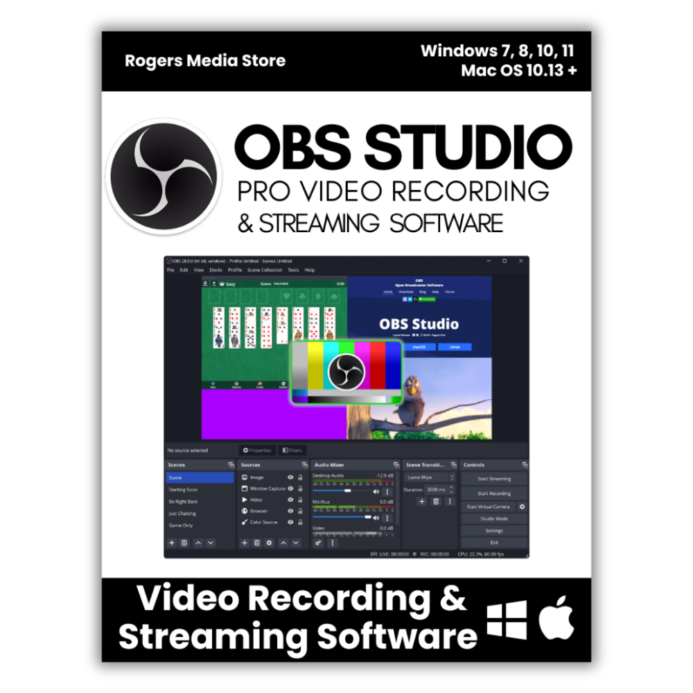 OBS Studio 2023 Video Recording | Live Streaming | Screen Recording Software for WIndows and Mac