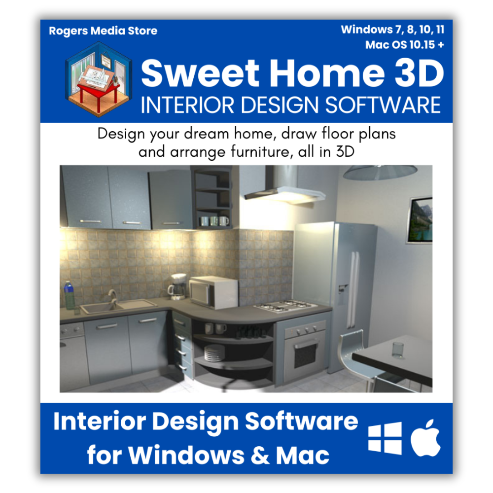 Sweet Home 3D - Graphic & Interior Design Software for Windows and Mac