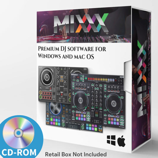 Mixxx 2023 Professional DJ Mixing Music Software w/Controller Support for Windows & Mac on CD