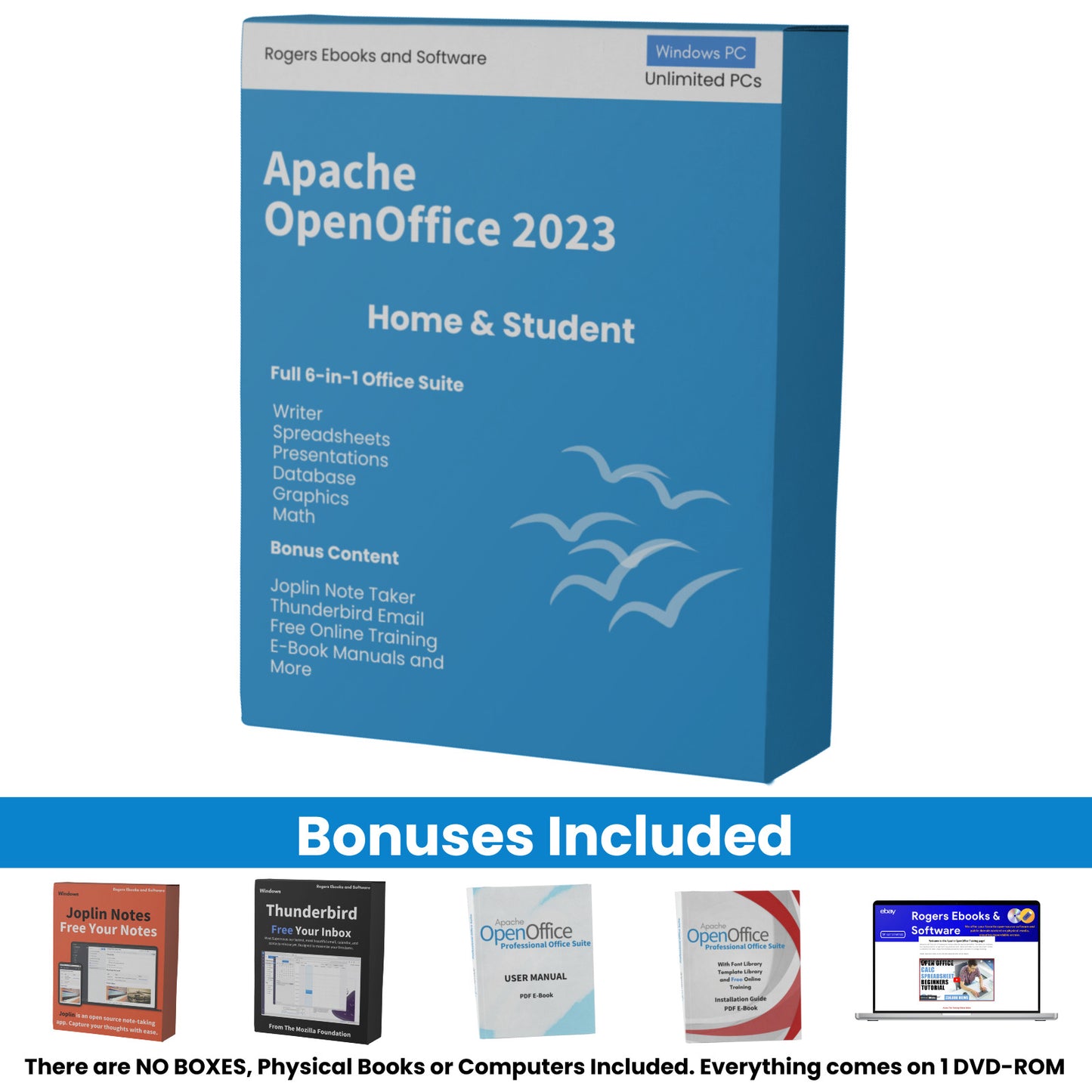 Apache Open Office 2023 Home and Student Bundle Overview