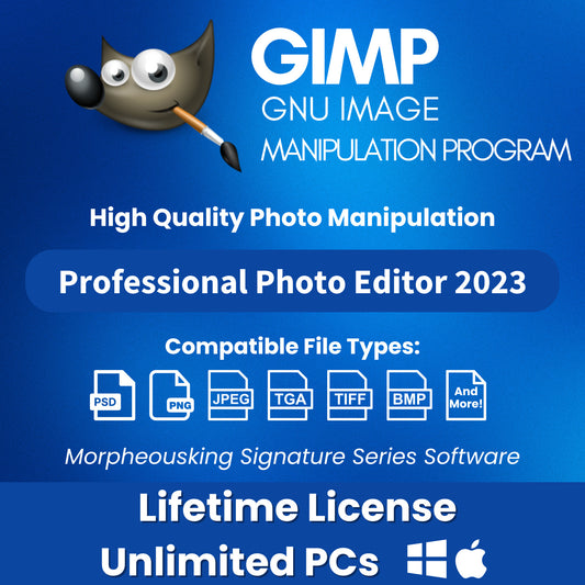 GIMP PRO 2023 Photo Editing Software Suite for Windows & MAC with Bonuses