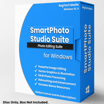 Smart Photo Studio Suite for Windows | Digital Image Editing Software DVD-ROM