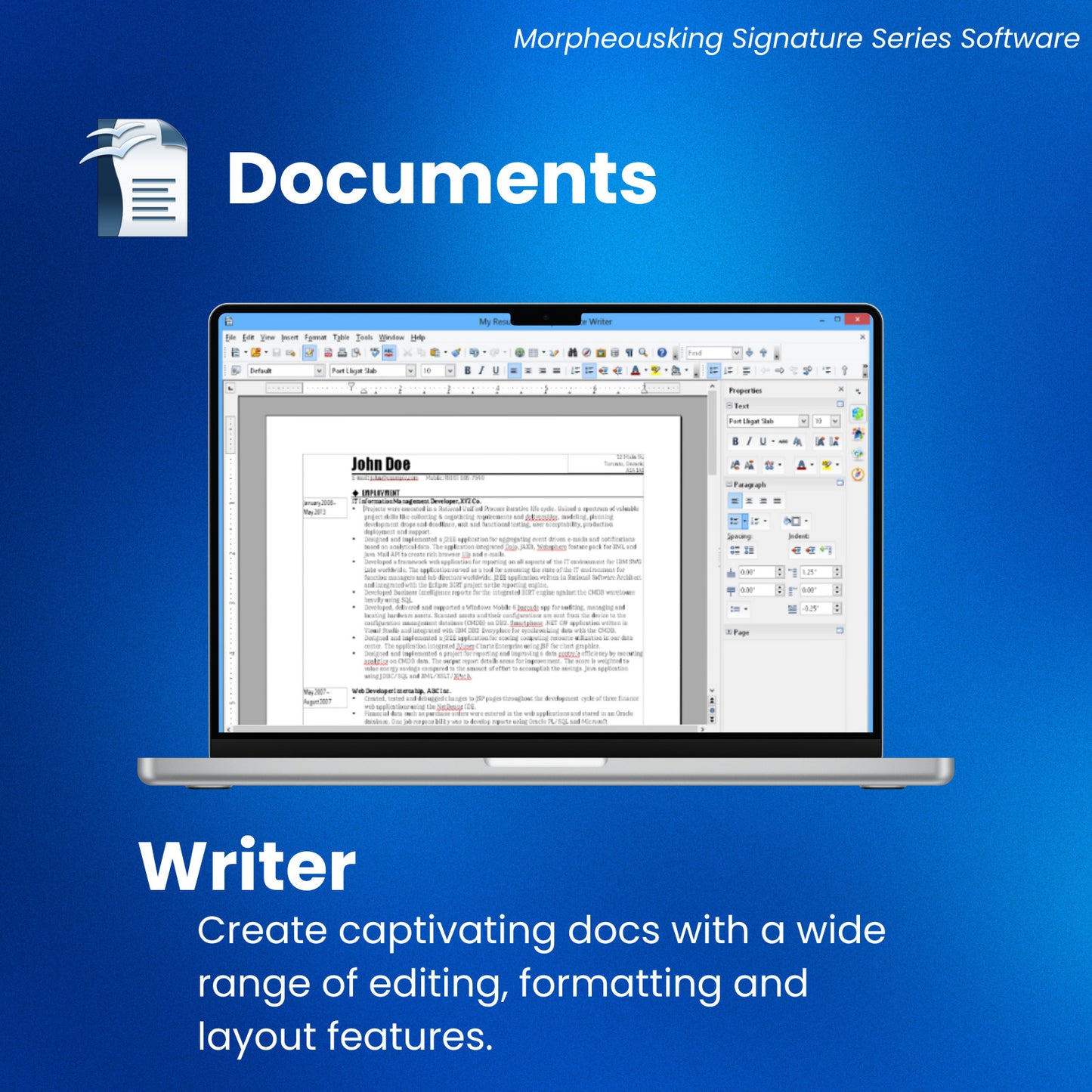 Apache Open Office Writer - Documents and Word Processor