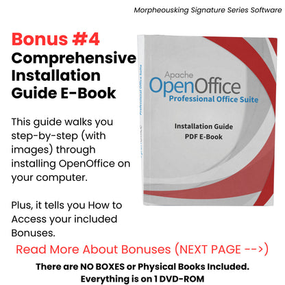 Apache Open Office 2023 Bonus #4 Comprehensive Installation Guide E-Book