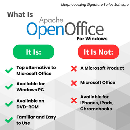 What is Apache Open Office and What its not comparison.