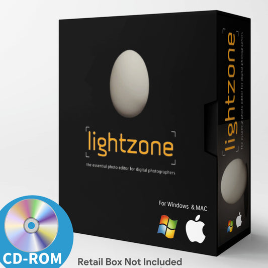 LightZone Pro Digital Photo Camera RAW Image Editing Lightroom/Darkroom Software on CD-ROM