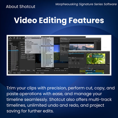 Shotcut PRO 2024 Video Editing Software Full Version DVD Lifetime for Windows