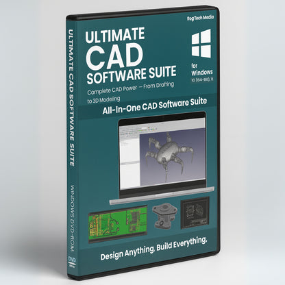 Ultimate CAD Software Suite - 3D 2D CAD Computer Aided Design Software for Windows