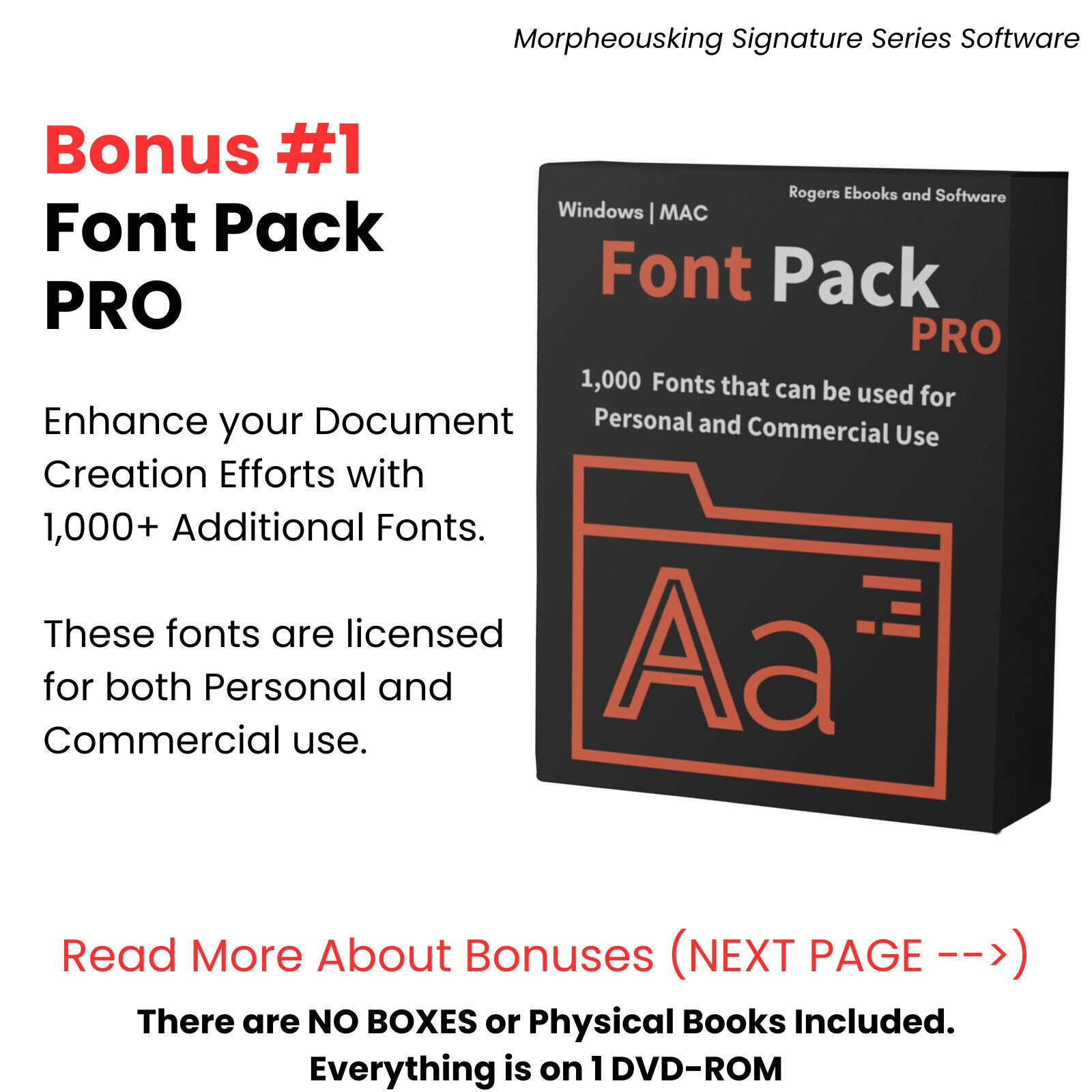 Apache Open Office 2023 Professional Ultimate Edition Bundle on DVD Bonus #1 Font Pack Pro 1,000 Additional Fonts