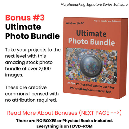 Apache Open Office 2023 Professional Ultimate Edition Bundle on DVD Bonus #3 Ultimate Photo Bundle with over 2,000 Stock Images