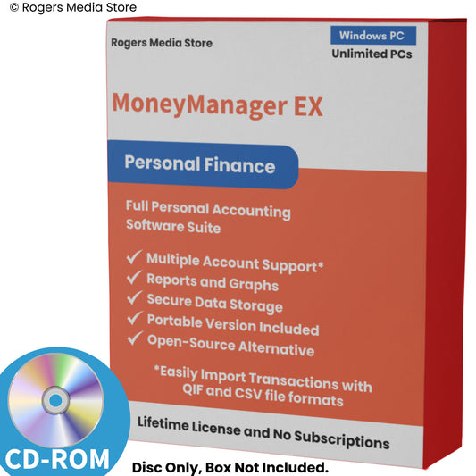 Money Manager EX Personal Finance Software for Windows - Budgeting, Reports, Import QIF on CD