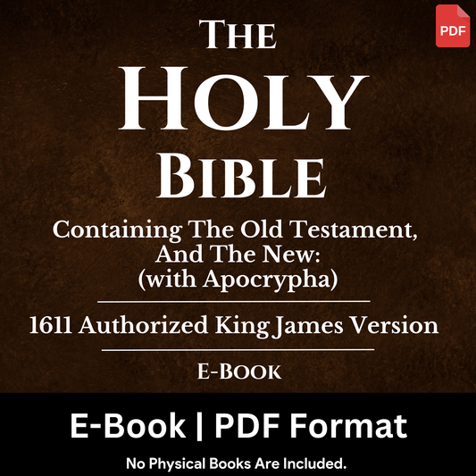 The Holy Bible King James Version KJV 1611 Edition With Apocrypha - eBook