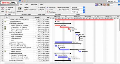ProjectLibre - Project Management Software - Gantt Charts, Task Tracking, Project Timelines -CD