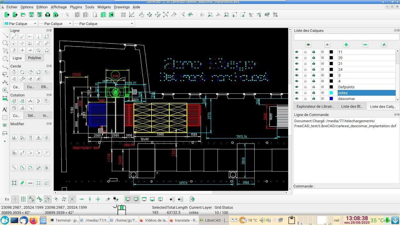 Libre Cad - 2D CAD Computer Aided Design Full Software for Windows & MAC on USB