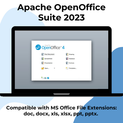 Open Office Software Suite for Windows & MAC | PRO 2023 Edition - DVD-ROM