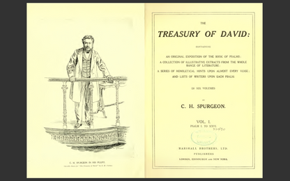 The Treasury of David-Charles C H Spurgeon-Bible Commentary Psalms-Book on USB