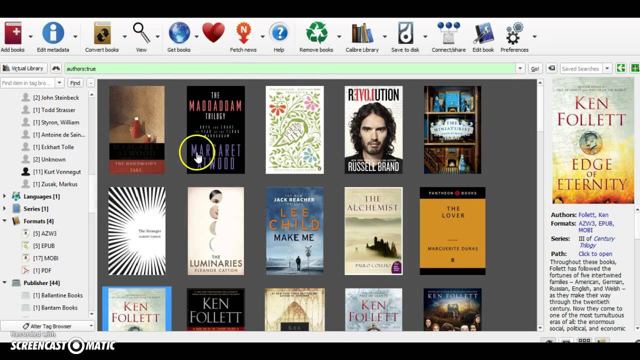 Calibre E-Book Manager & E-Reader Software for MAC - CD-ROM (PDF EPUB & More)