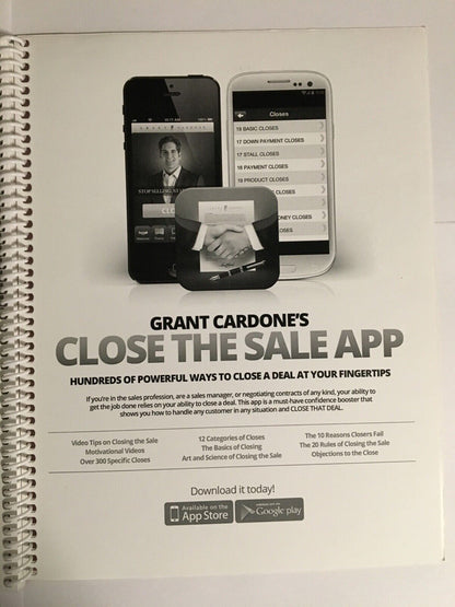 Sell or be Sold: Trainers Manual by Grant Cardone - Physical Workbook/Manual GC