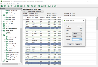 Money Manager EX Personal Finance Software for Mac - Budgets, Reports, Import QIF