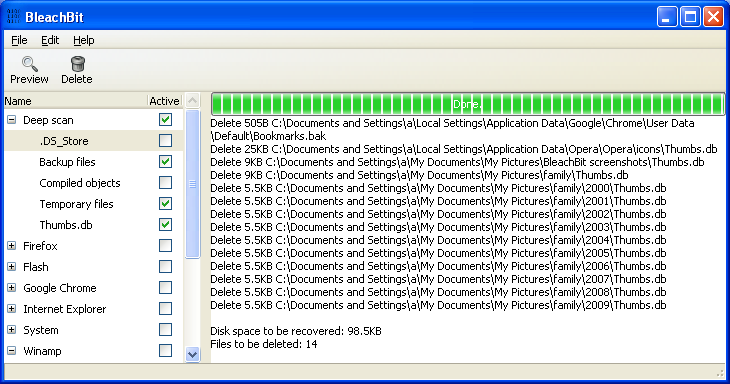 BleachBit PRO System Cleaner and Optimization Software Tool for Windows