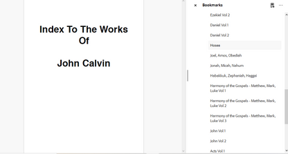 The Works of John Calvin - Bible Commentary Library (PDF E-Book Set)
