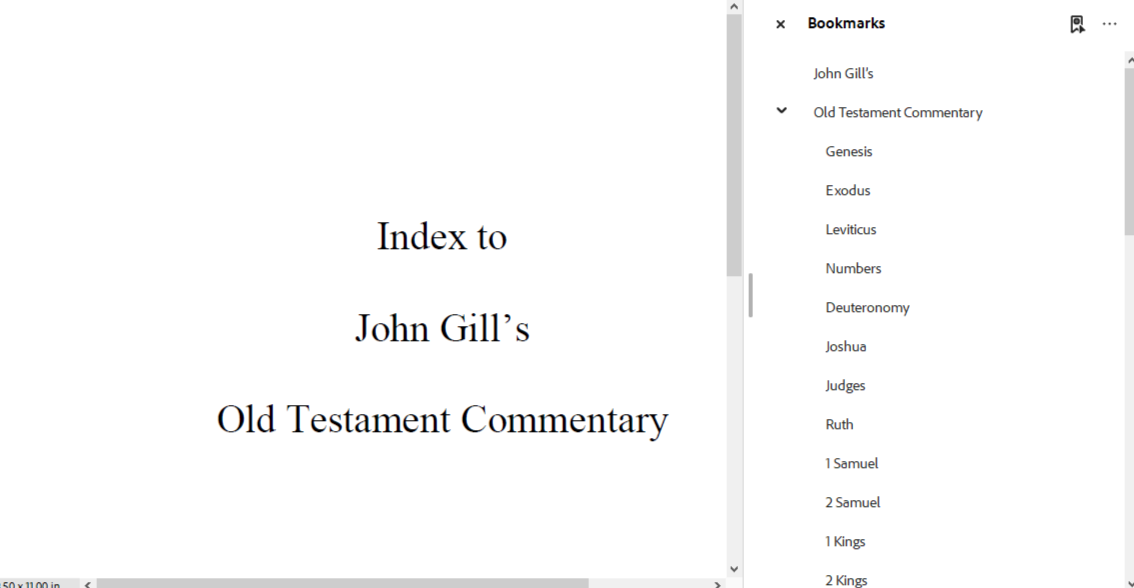 John Gill's Exposition on the Entire Bible - All 66 Volumes (PDF E-Books)