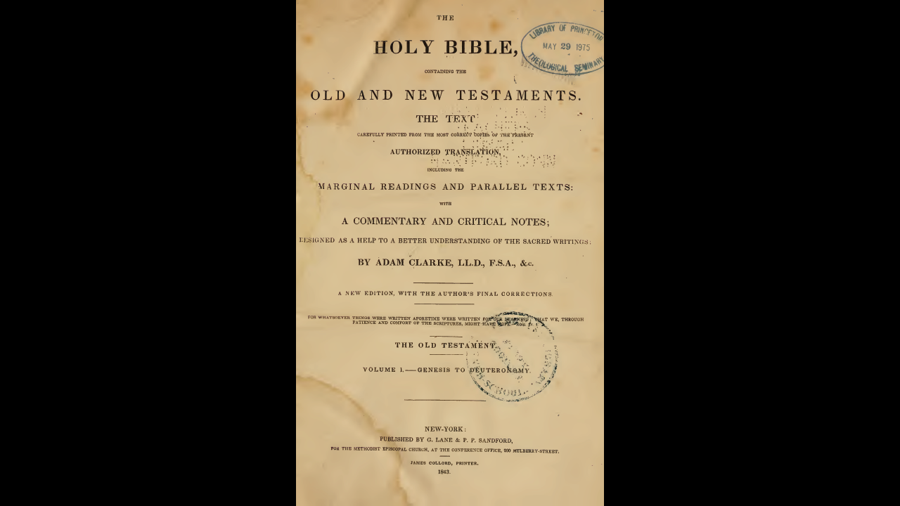 Adam Clarke's Commentary on the Whole Bible - 6 Volumes (PDF E-Book)
