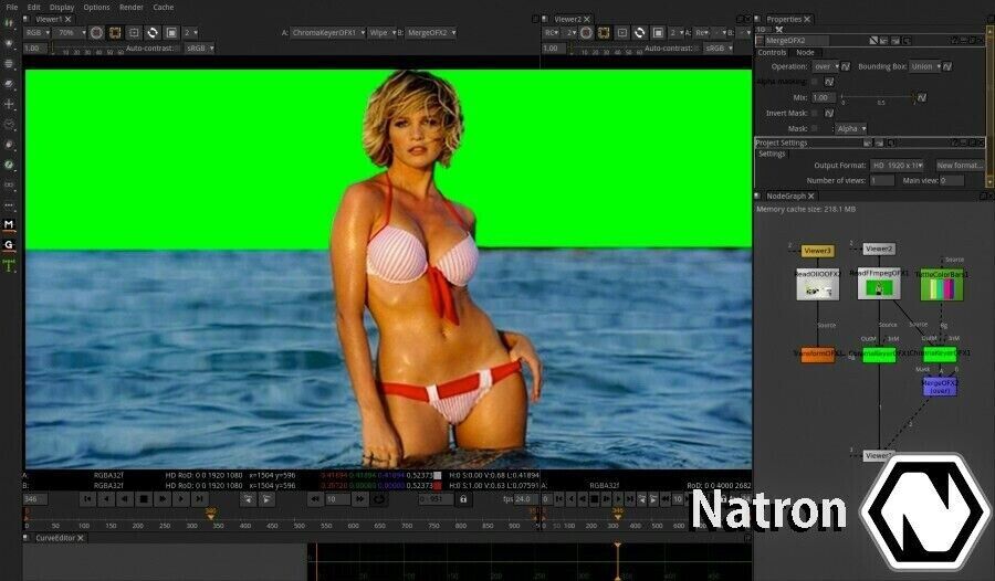 Natron Green Screen After Effects Fx Editing Software for Windows & MAC on DVD-ROM