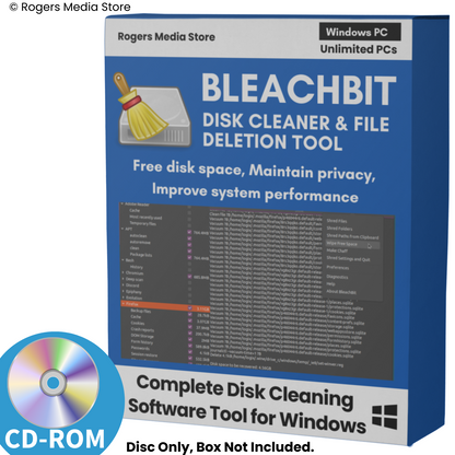 BleachBit PRO System Cleaner and Optimization Software Tool for Windows