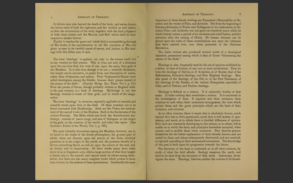 Abstract of Systematic Theology by James P Boyce (1882 Edition) E-Book