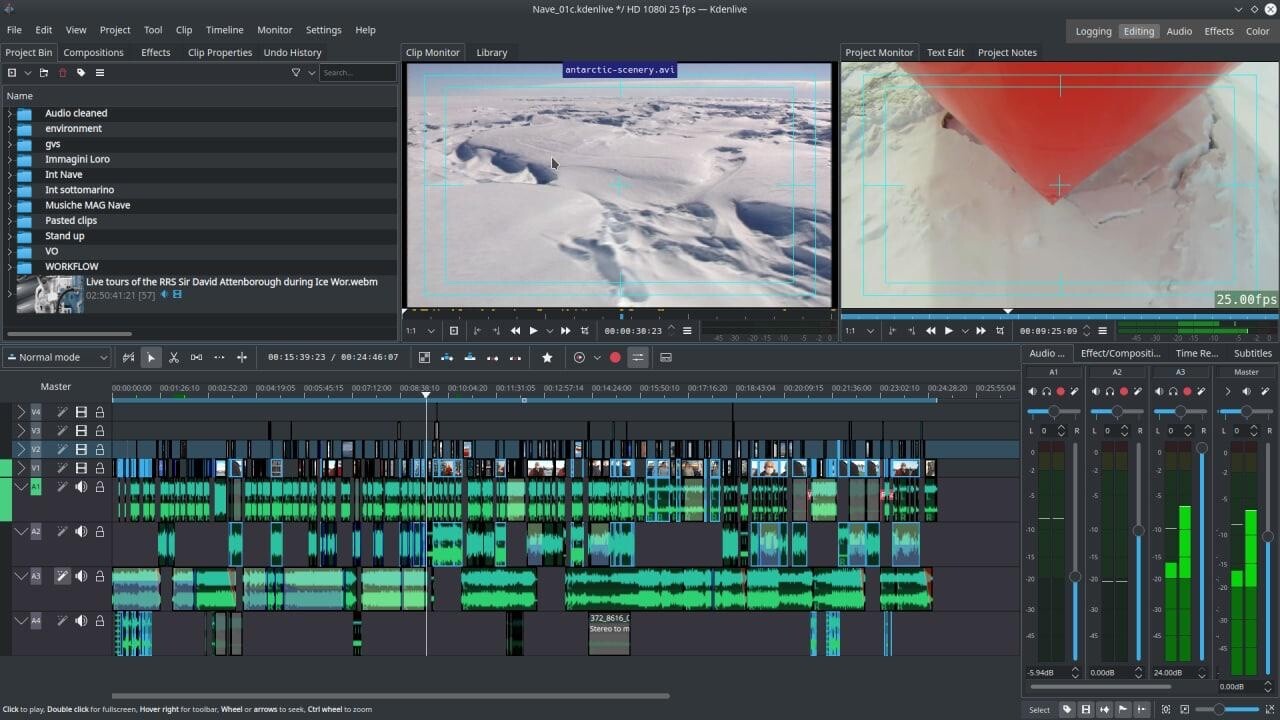 Kdenlive Video Editing Pro Software - Multi-Track Video Editor, Titles, Effects, & More